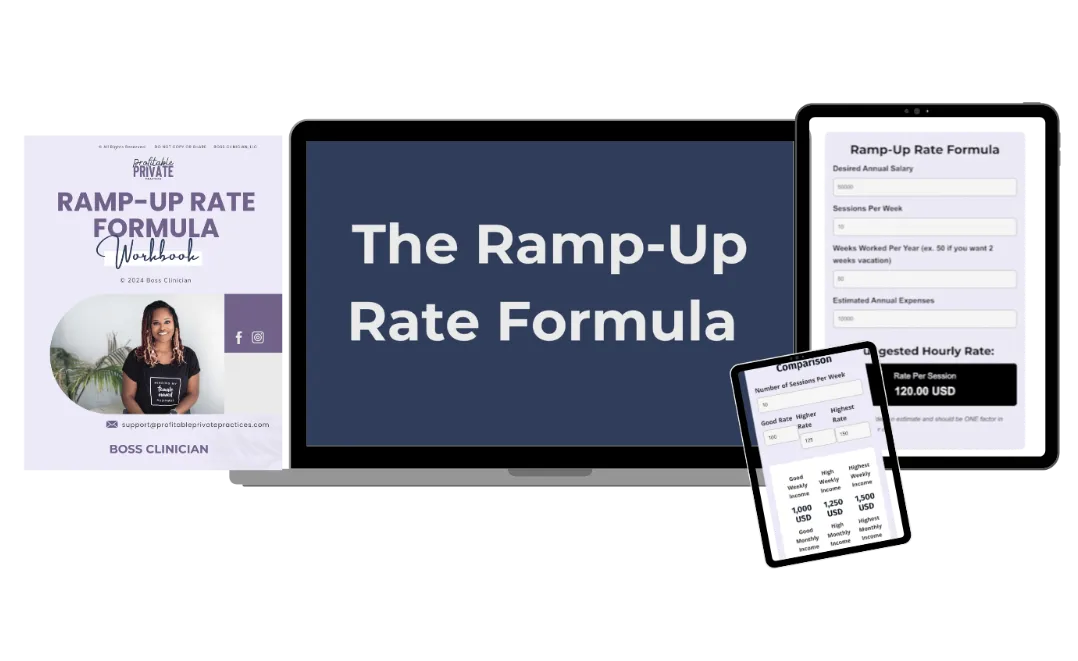 Therapist rate increase strategy Boss Clinician